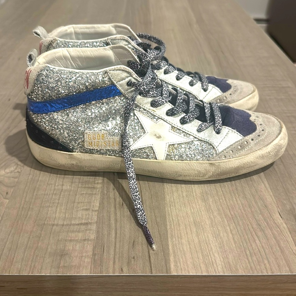 Golden Goose size 38 / 8 sneaker.  Work like 4 times.  Excellent condition.